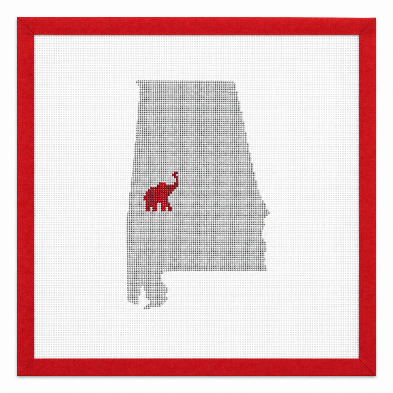 Sweet Home Bama Printed Needlepoint Canvas
