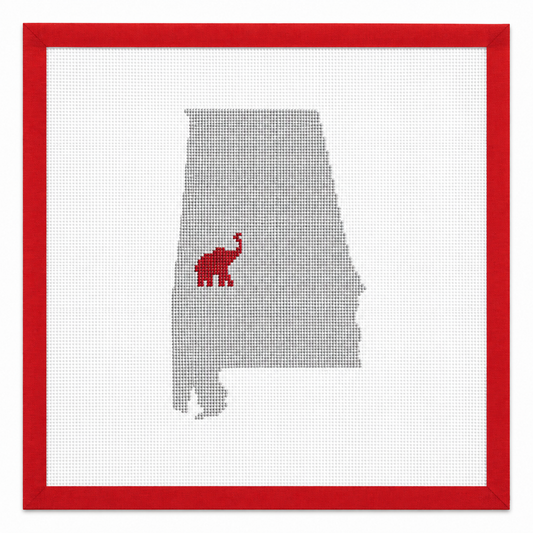 Sweet Home Bama Printed Needlepoint Canvas