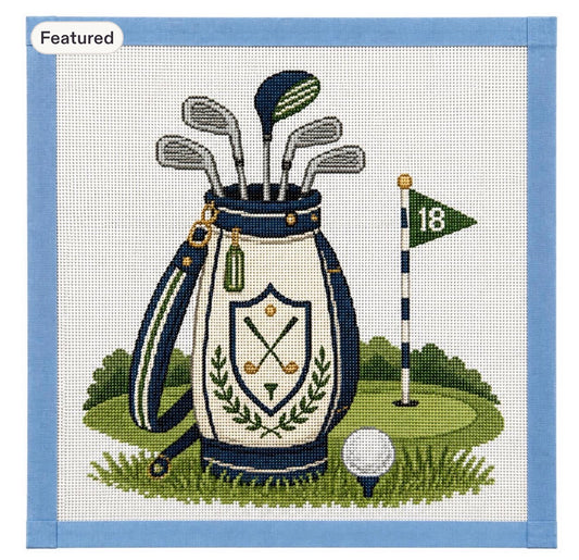 18th Hole Printed Needlepoint Canvas