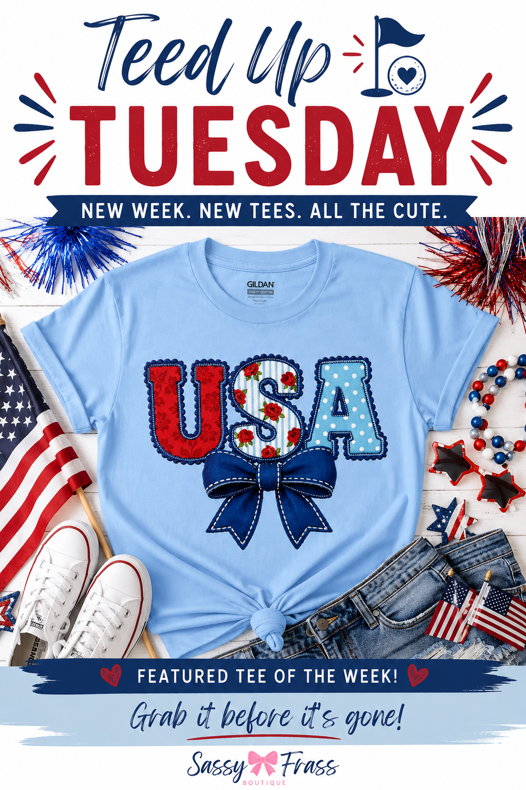 TEE'D UP TUESDAY TEE OF THE WEEK -USA