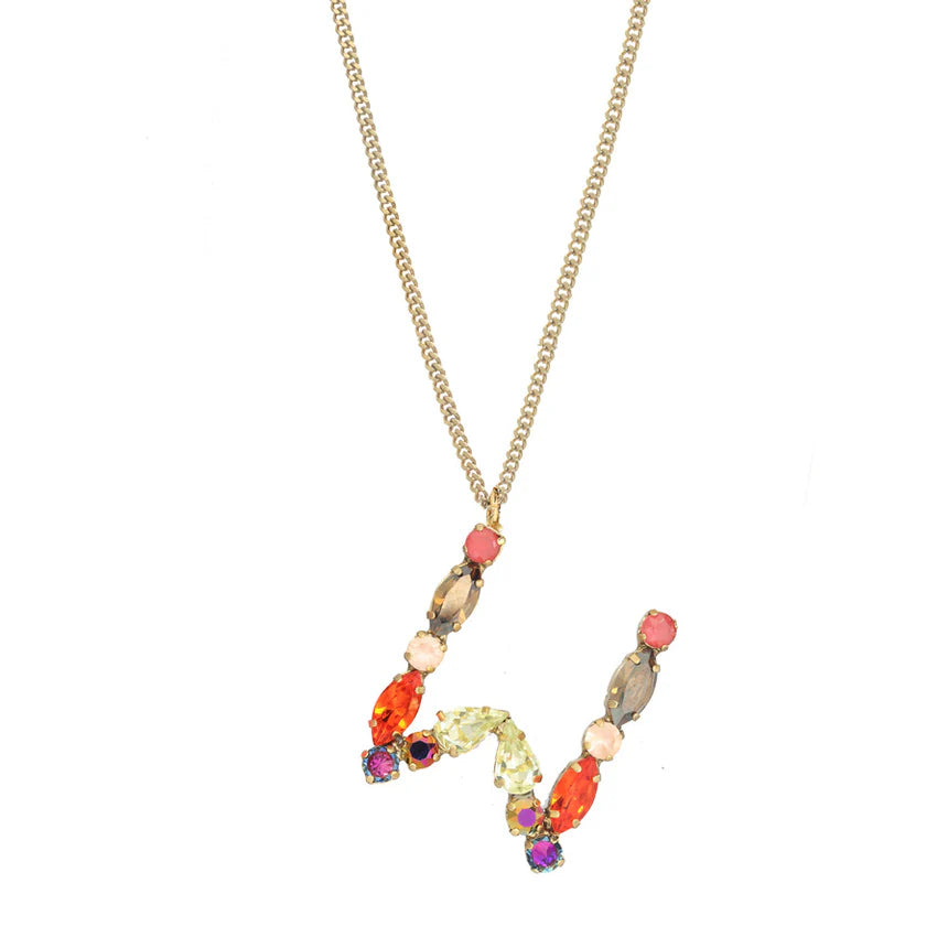 TOVA Monogram Pendant in Colors