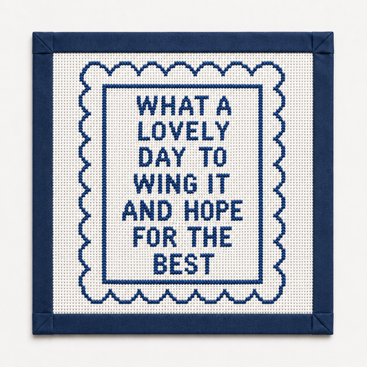 Lovely Day Printed Needlepoint Canvas
