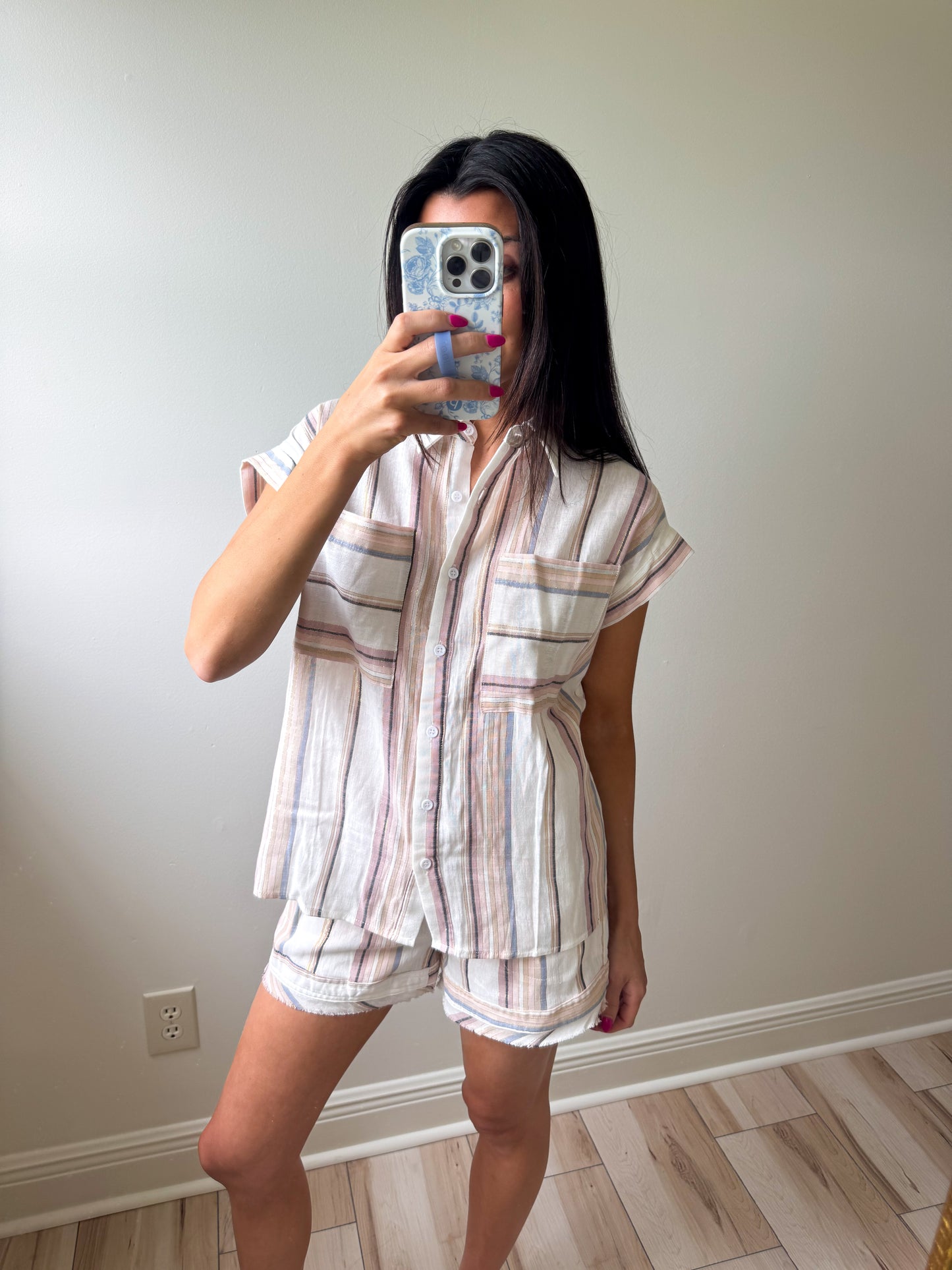 Luxury Linen Short Set