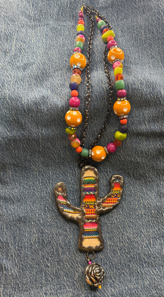 Gypsy South Cactus Necklace