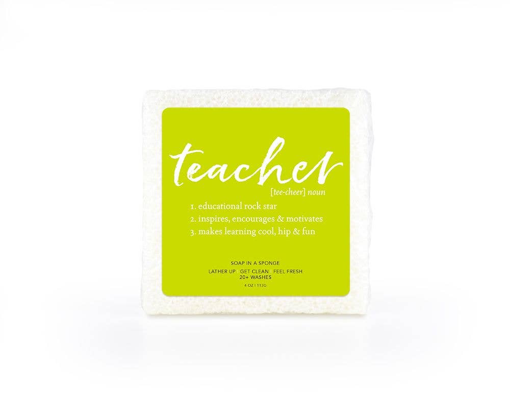 Soap in a Shower Sponge