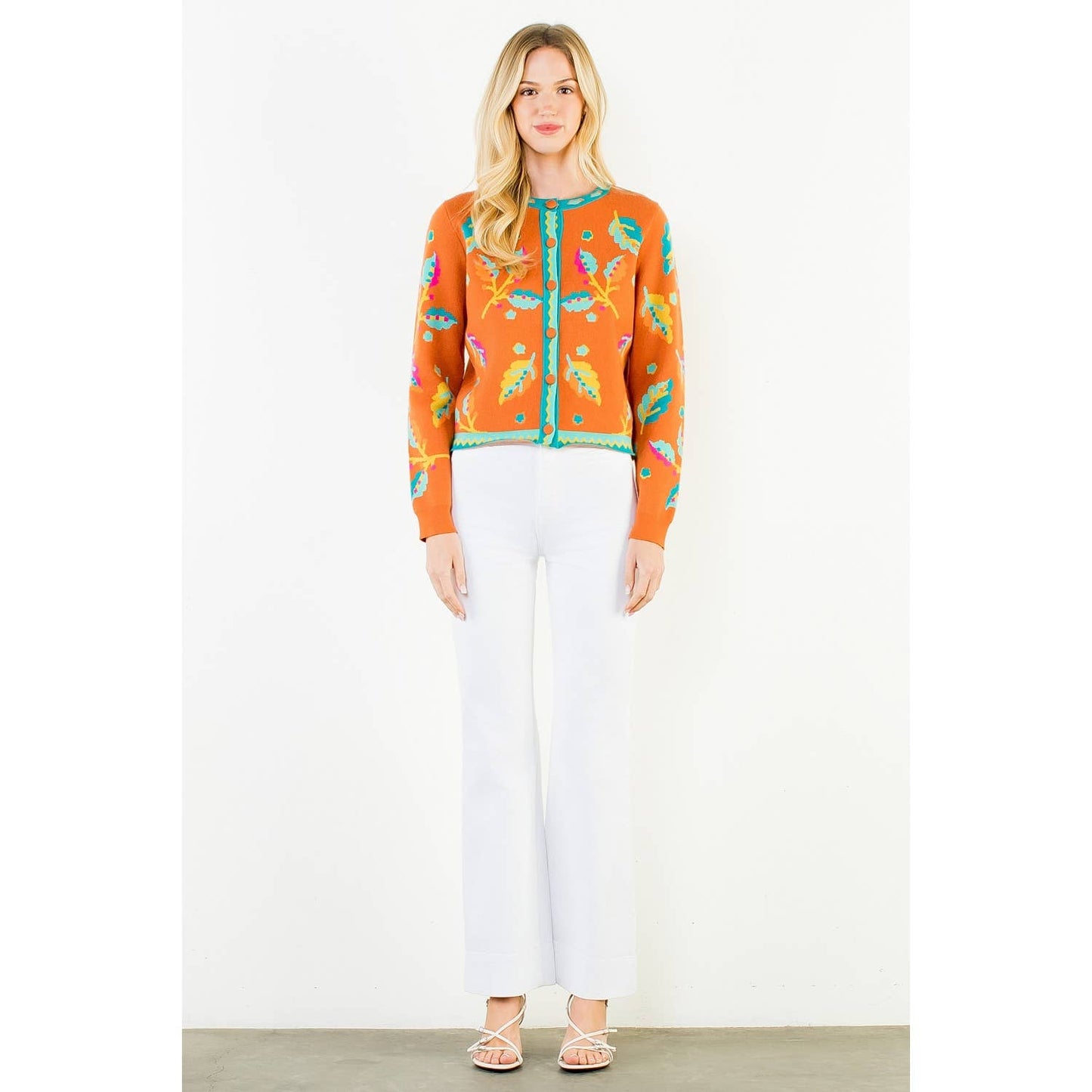 Queen of Style Button Up Sweater
