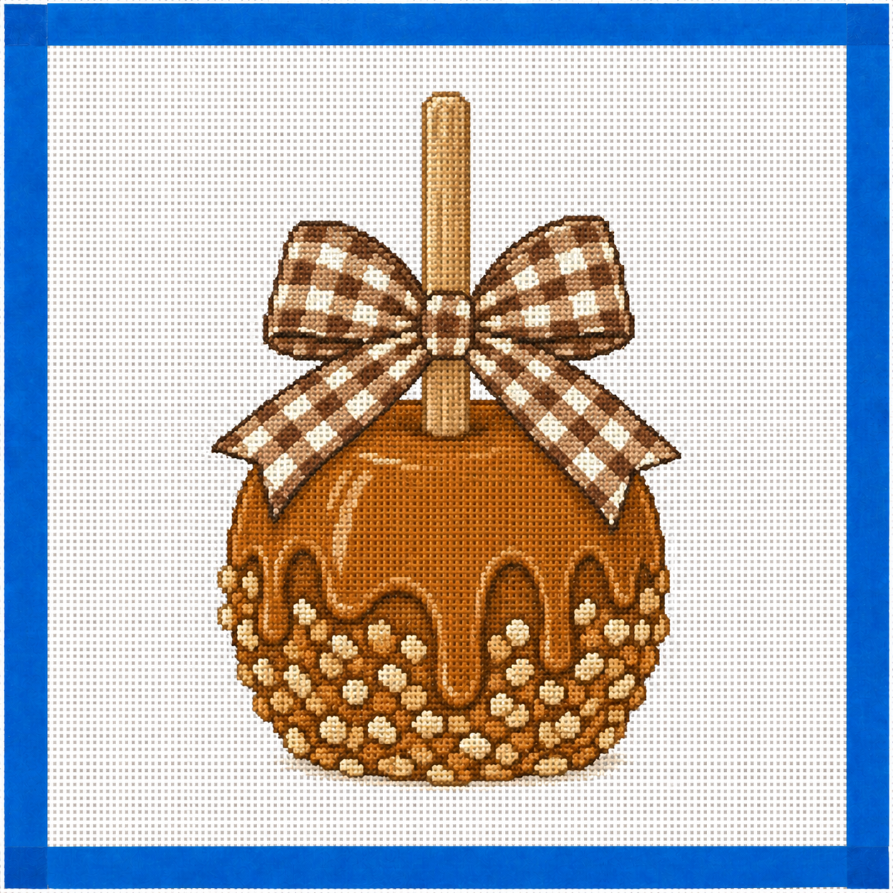 Caramel Apple Needlepoint Canvas