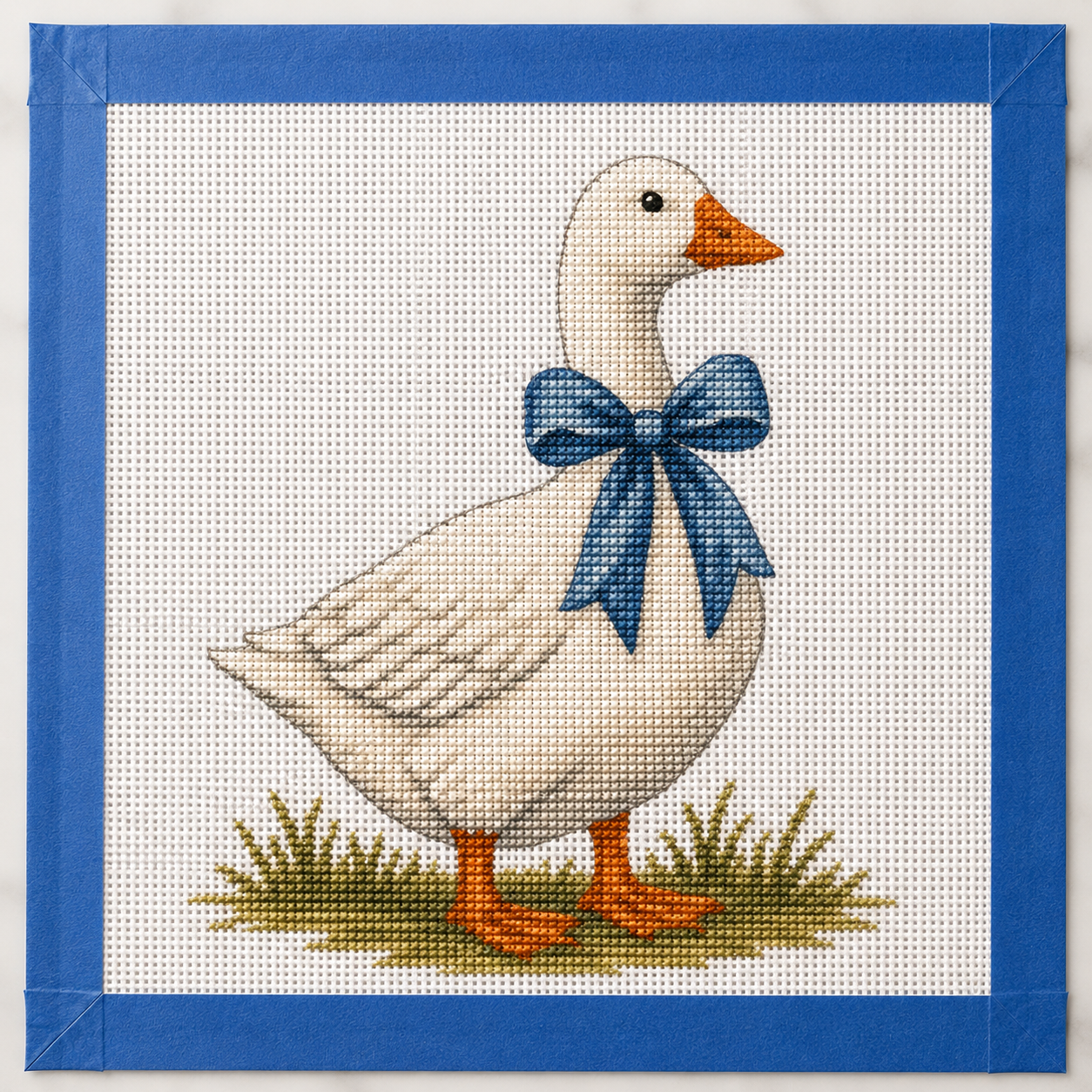 Goose Printed Needlepoint Canvas