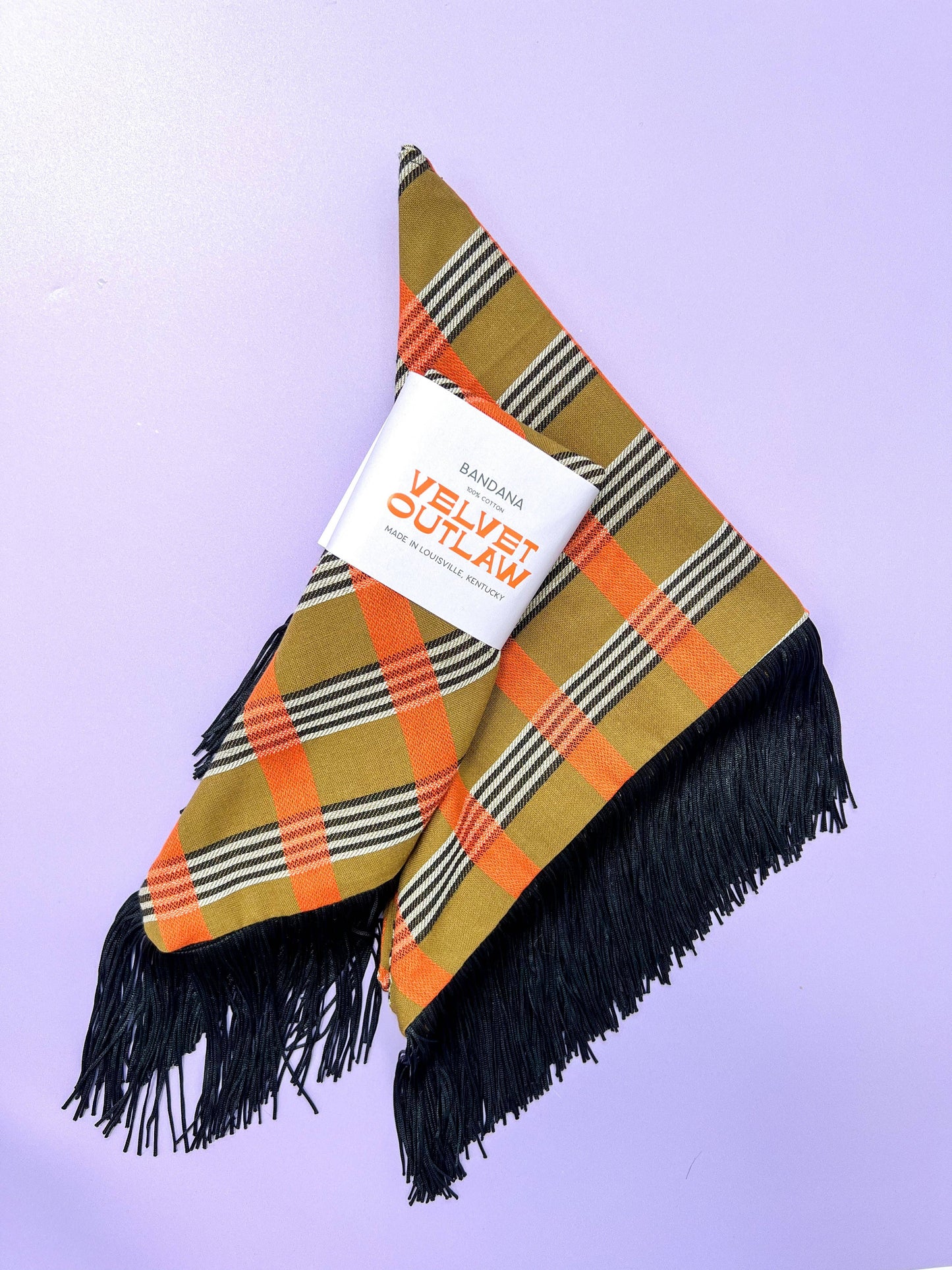 Fall Fringe Plaid Wild Rag