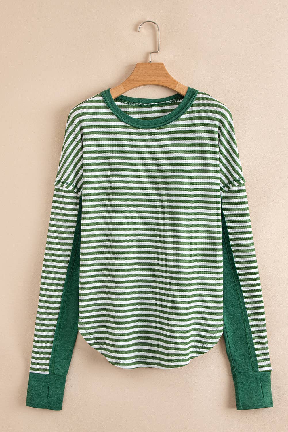 Stripe Thermal Knit Top