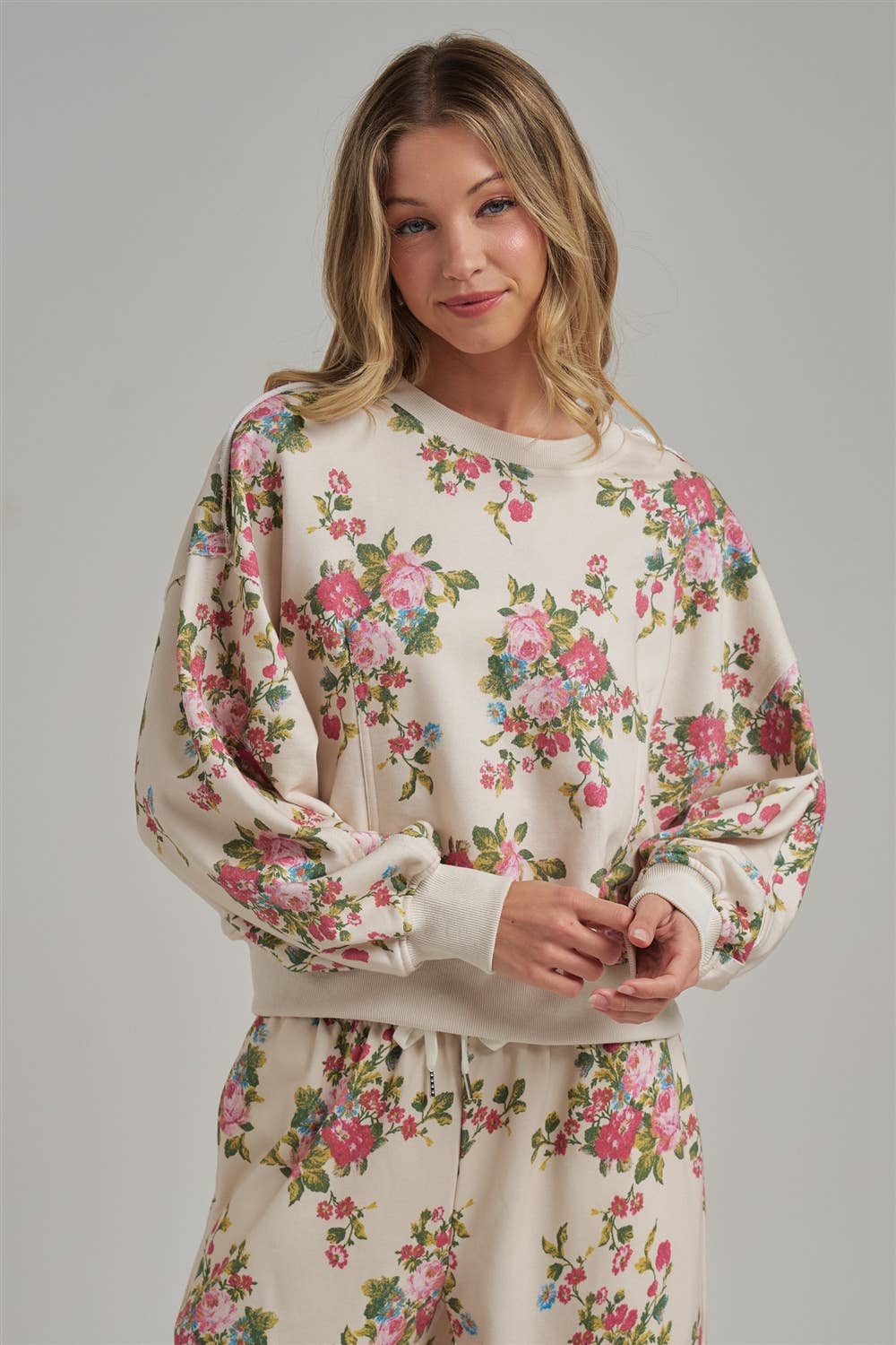 Charlie’s Floral 2 Piece Sweat Set