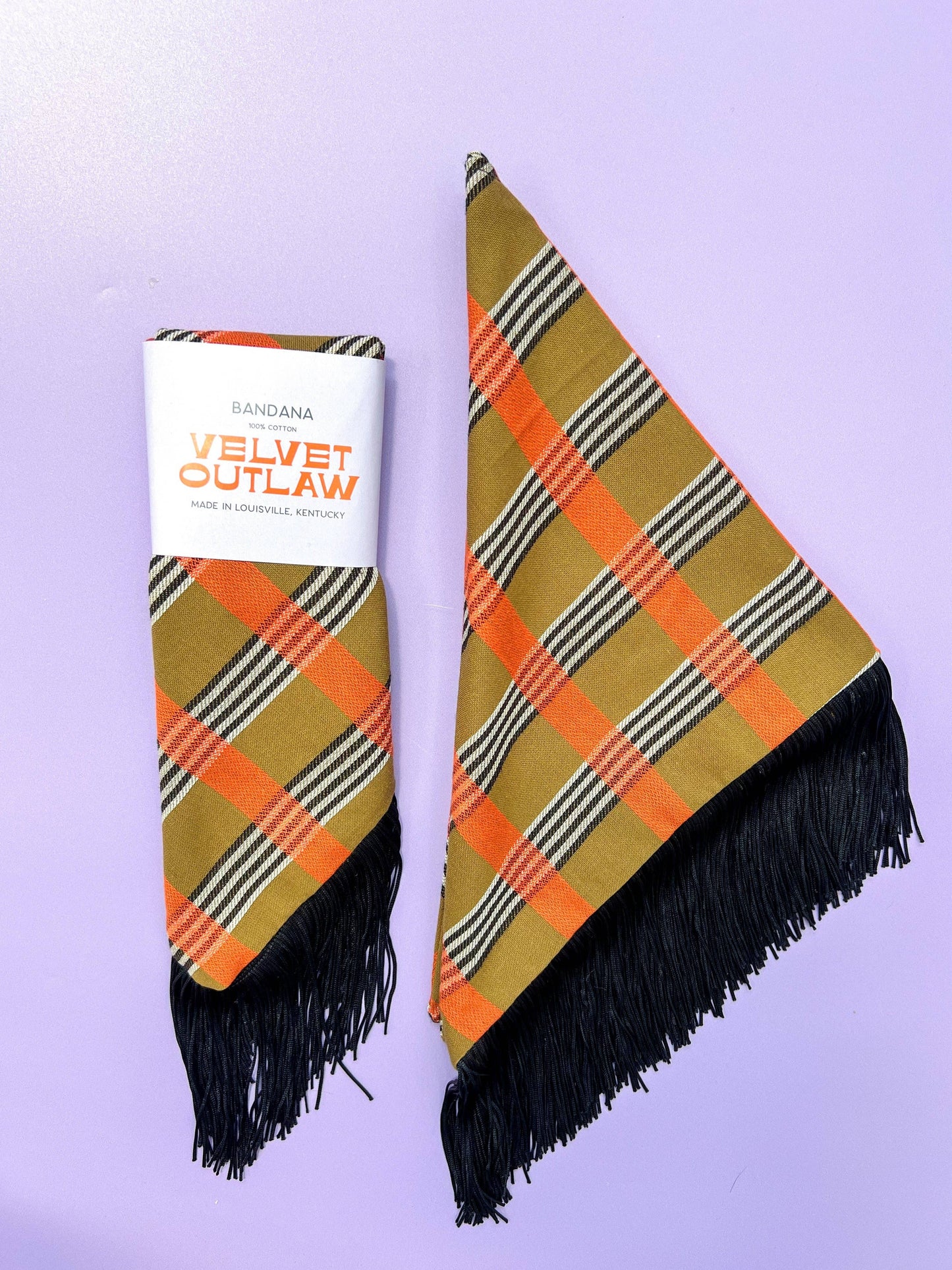 Fall Fringe Plaid Wild Rag