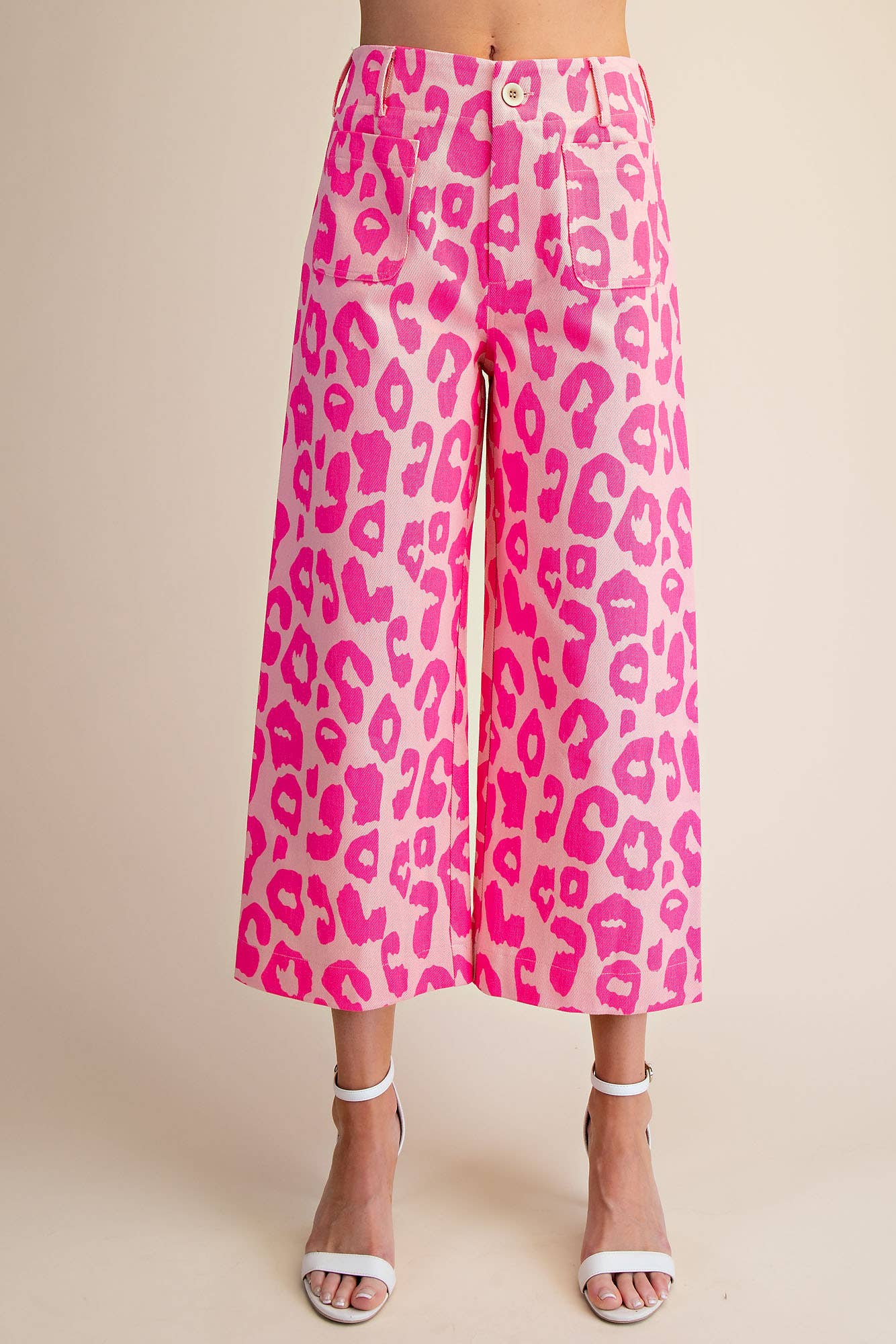 Colette Neon Green Leopard Pant