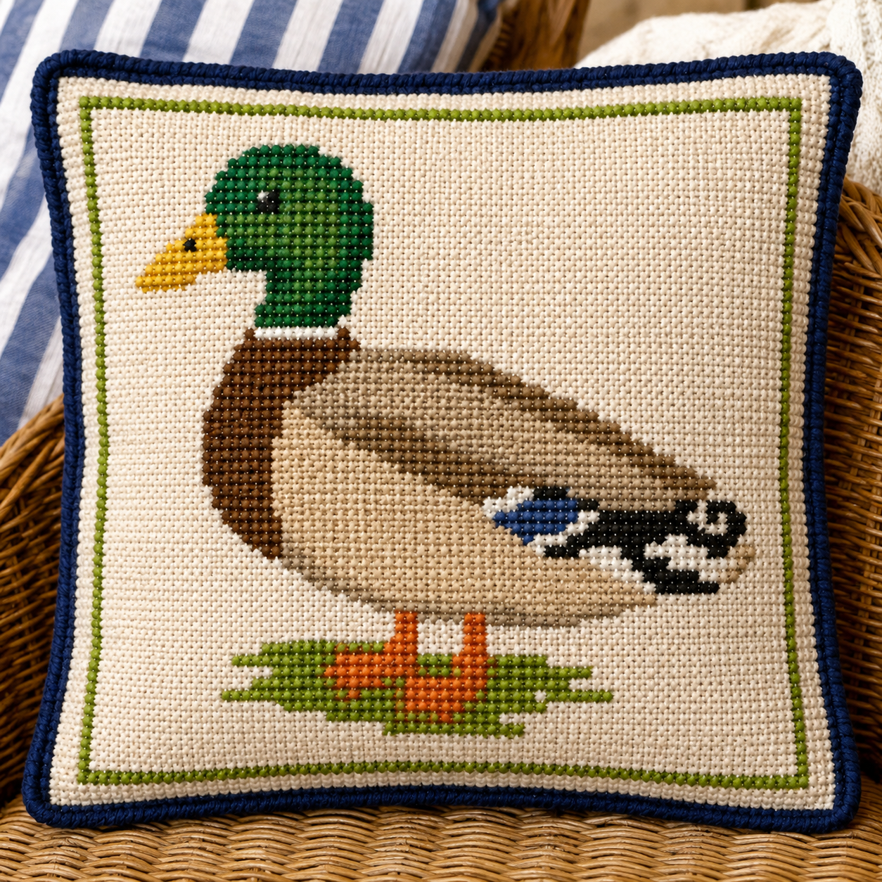 Mallard Printed Needlepoint Canvas