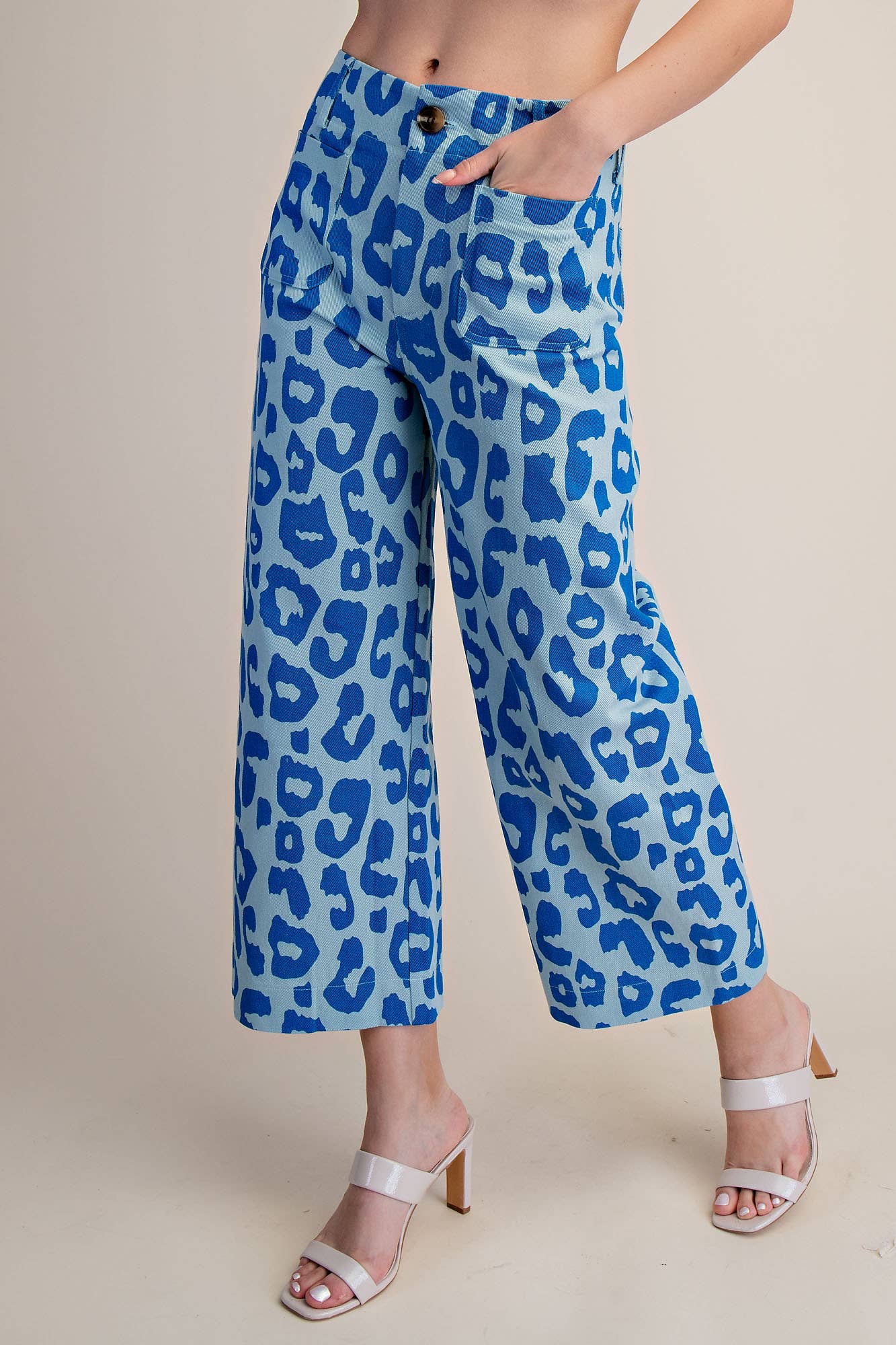 Colette Neon Green Leopard Pant