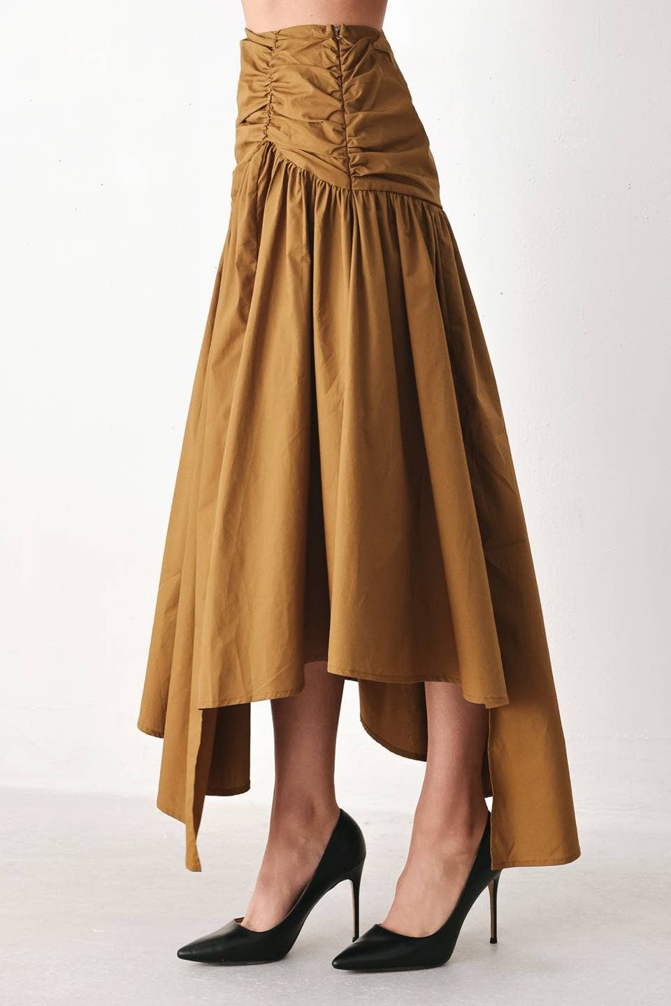 Caramel Latte Midi Skirt