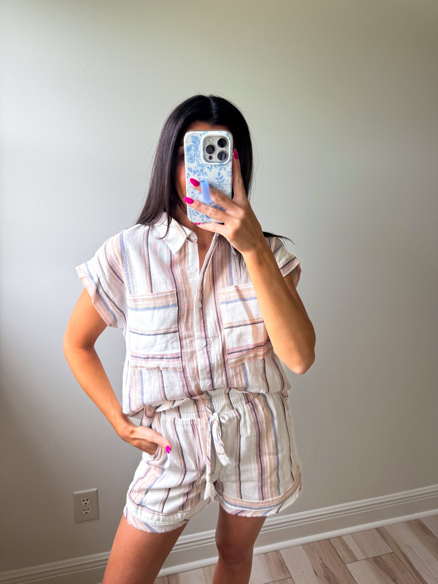 Luxury Linen Short Set
