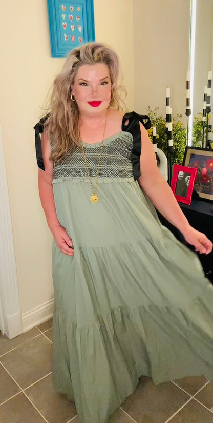 Southern Smocked Maxi Dress