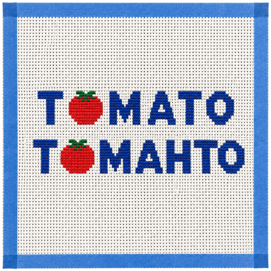 Tomato Tomahto Needlepoint Canvas