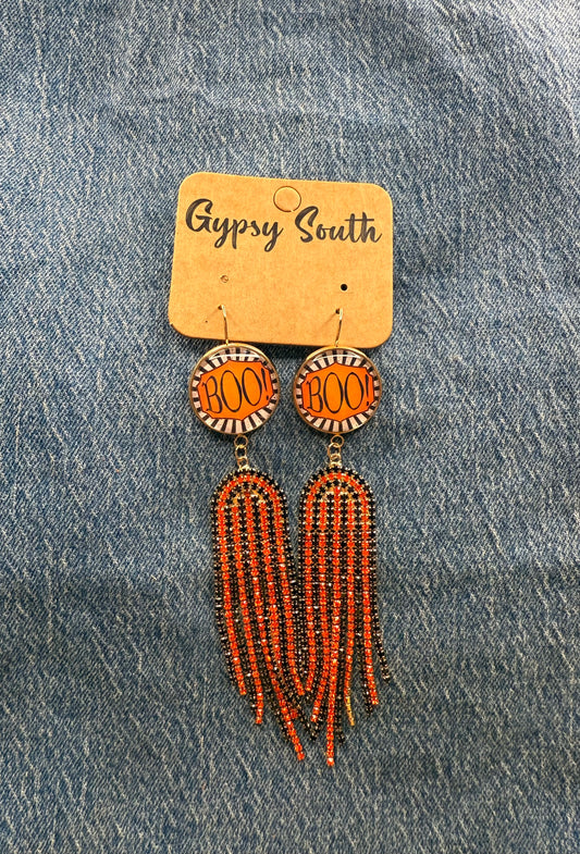 Gypsy South Boo Tassel Earrings