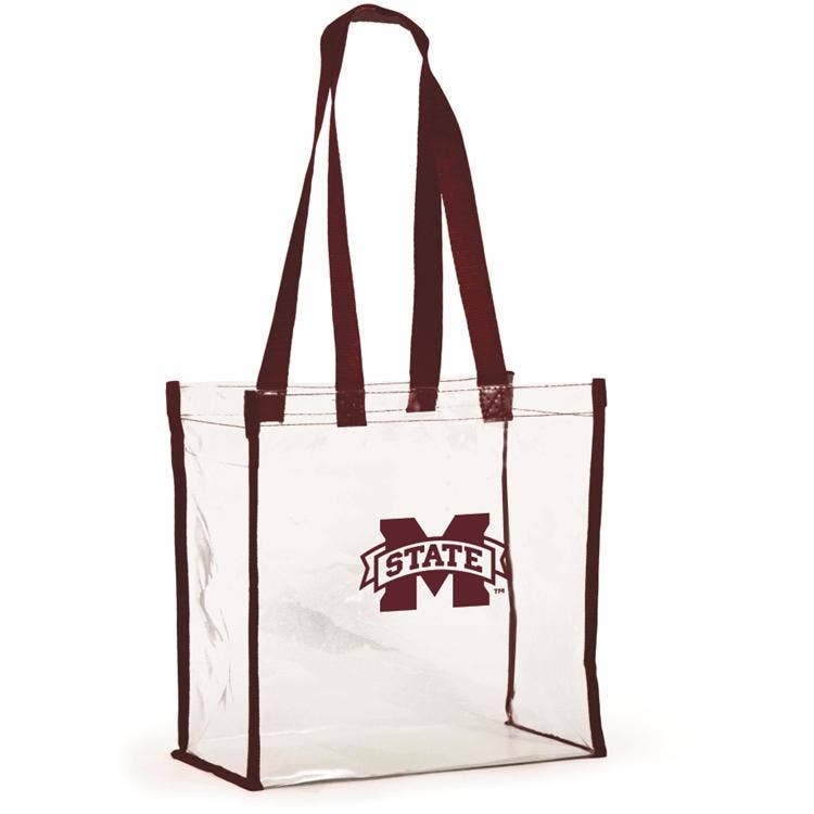 Clear Stadium Tote - Mississippi State