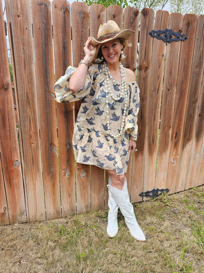 A Rare Bird Birdie Tunic Shirt Dress