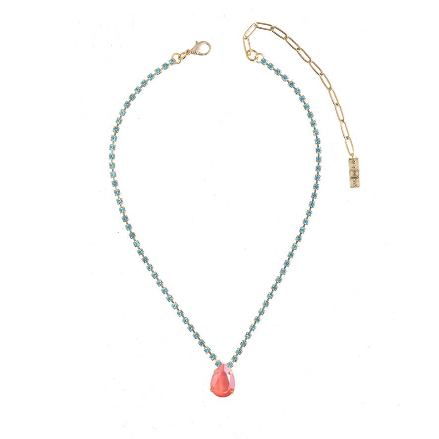 TOVA Milli Necklace Chartreuse