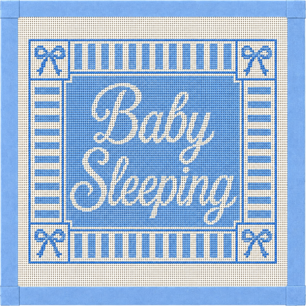Baby Sleeping Printed Needlepoint Canvas