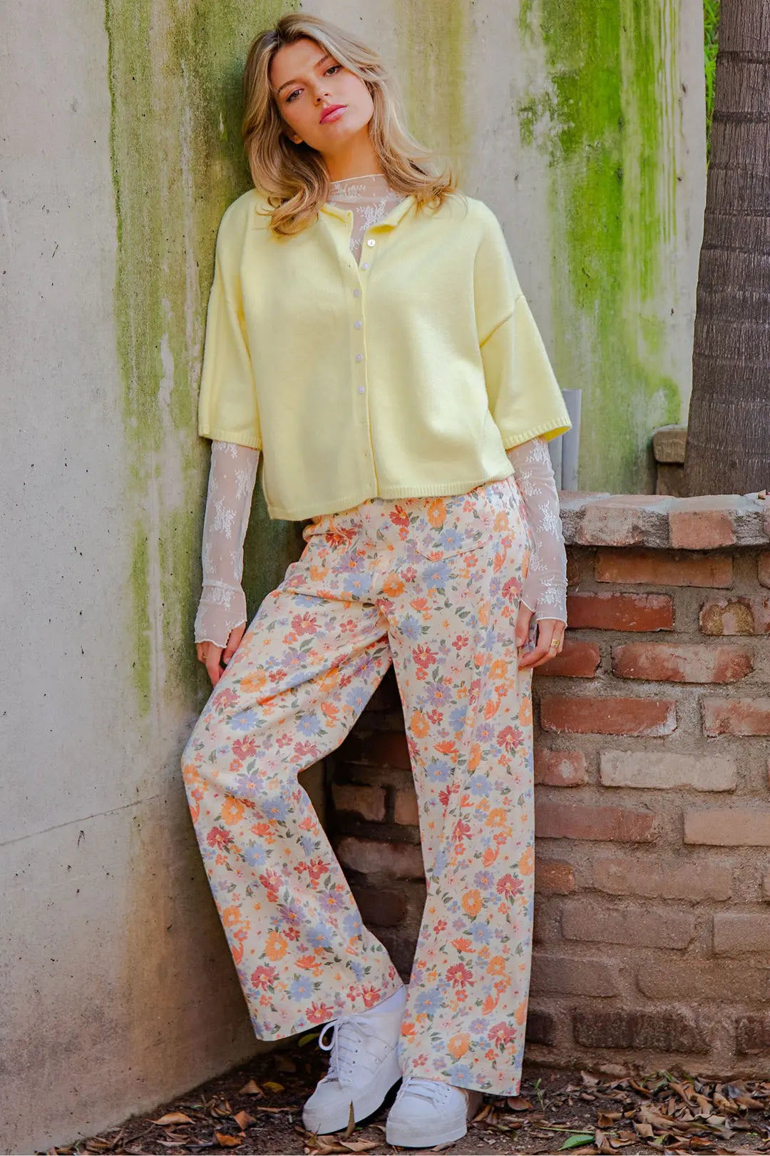 Sunshine Knit Half Sleeve Cardigan