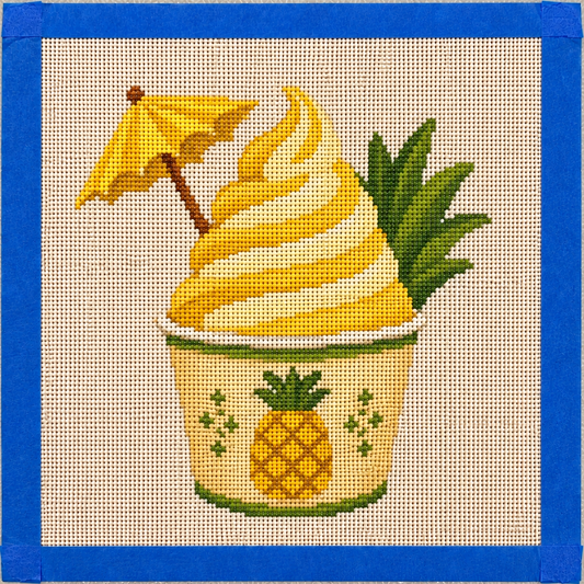 Dole Whip Park Treat Printed Needlepoint Canvas