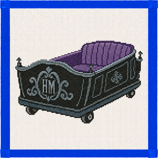 Buggy of Doom Theme Park Ride Needlepoint Canvas