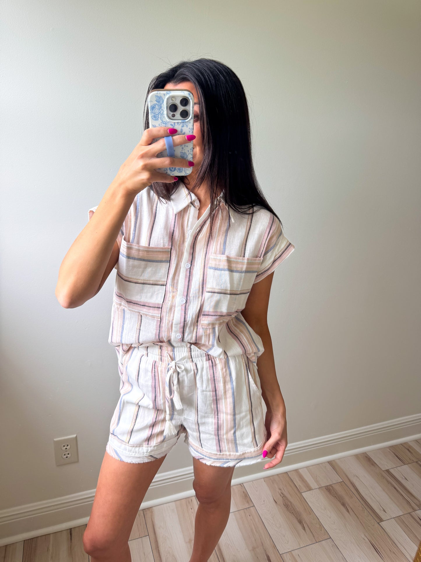 Luxury Linen Short Set