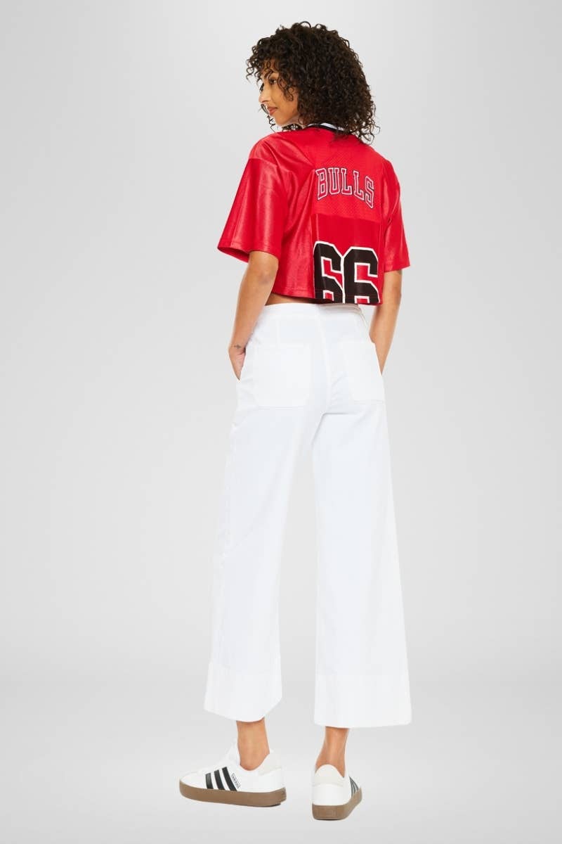 KanCan HIGH RISE CROPPED WIDE LEG