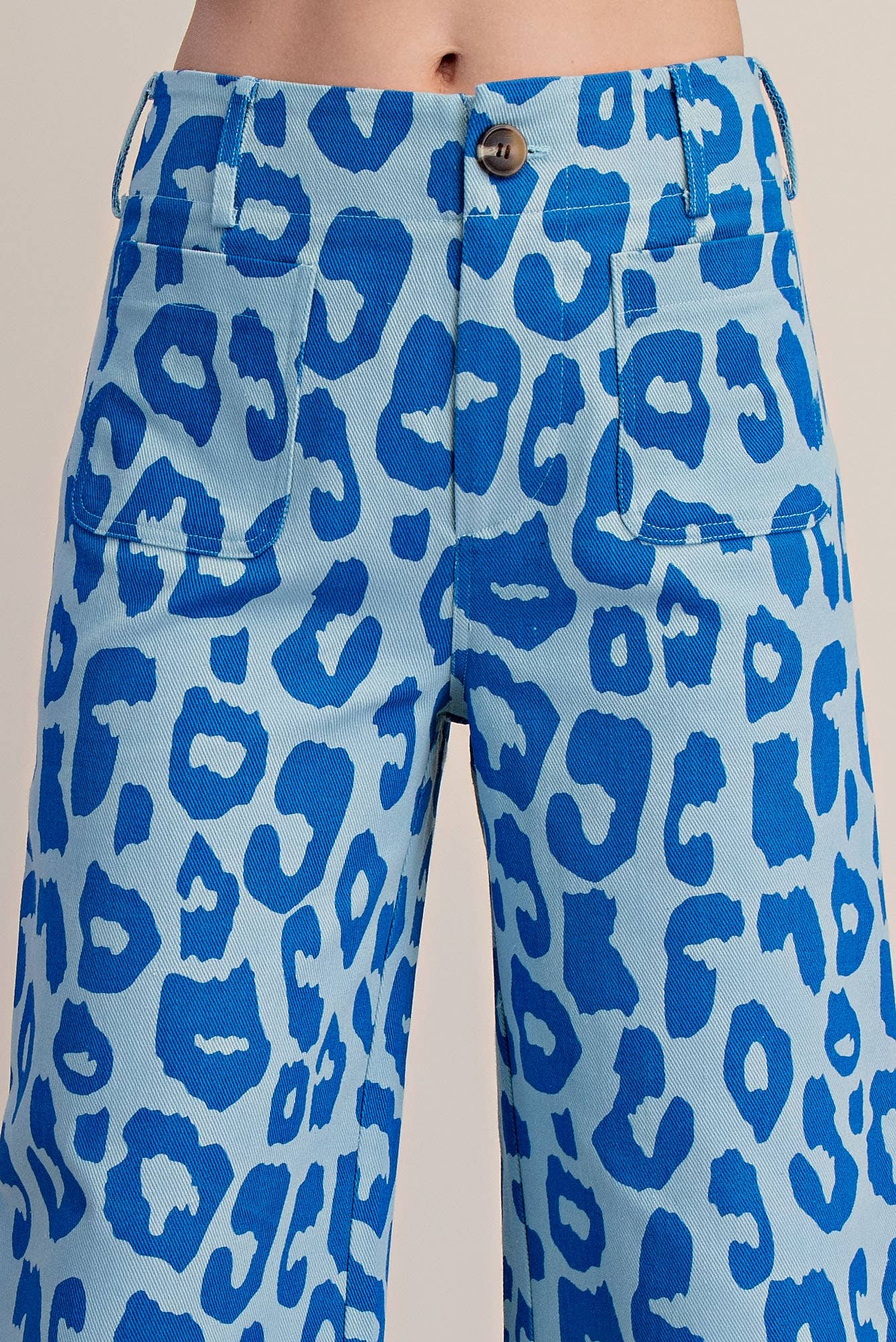 Colette Neon Green Leopard Pant