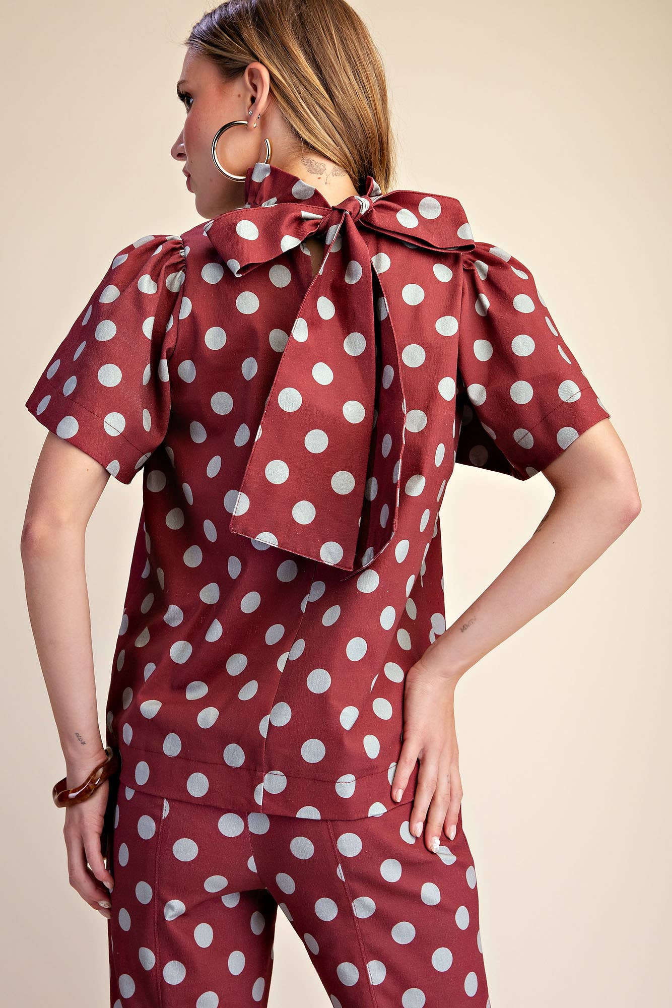 The Polka Dot Aggie Top Set