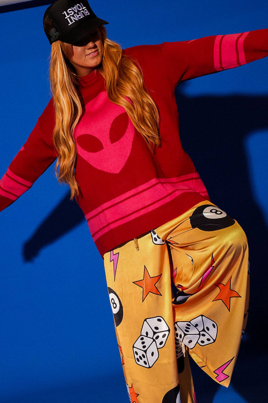 She's So Lucky Wide-Leg Pants