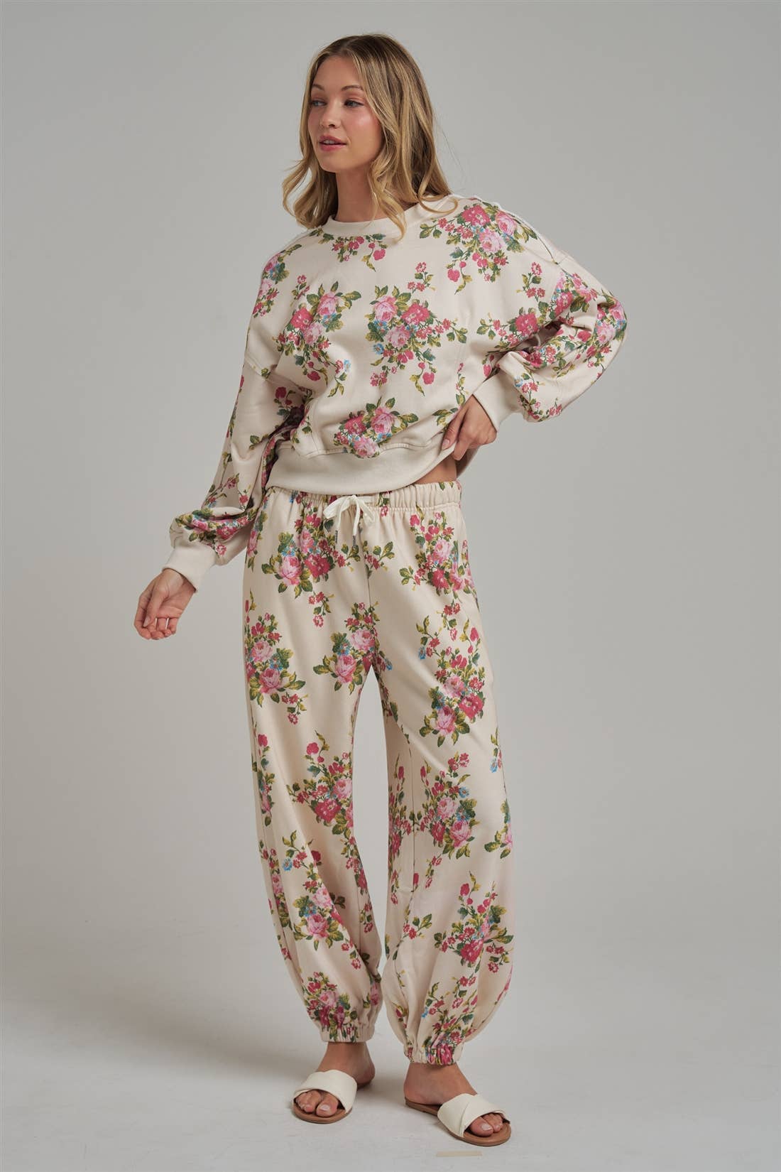 Charlie’s Floral 2 Piece Sweat Set