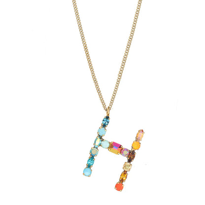 TOVA Monogram Pendant in Colors