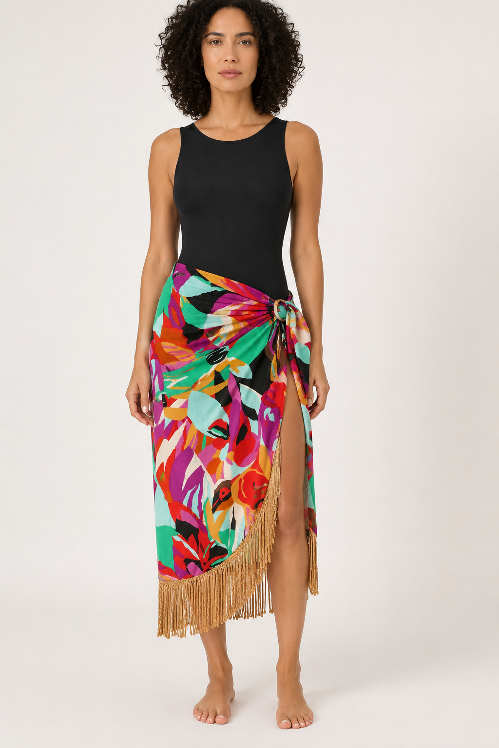 Fringed Skirt CoverUp