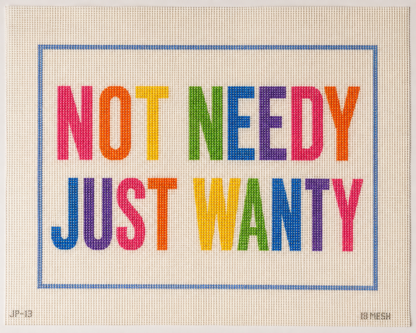 Wanty Printed Needlepoint Canvas