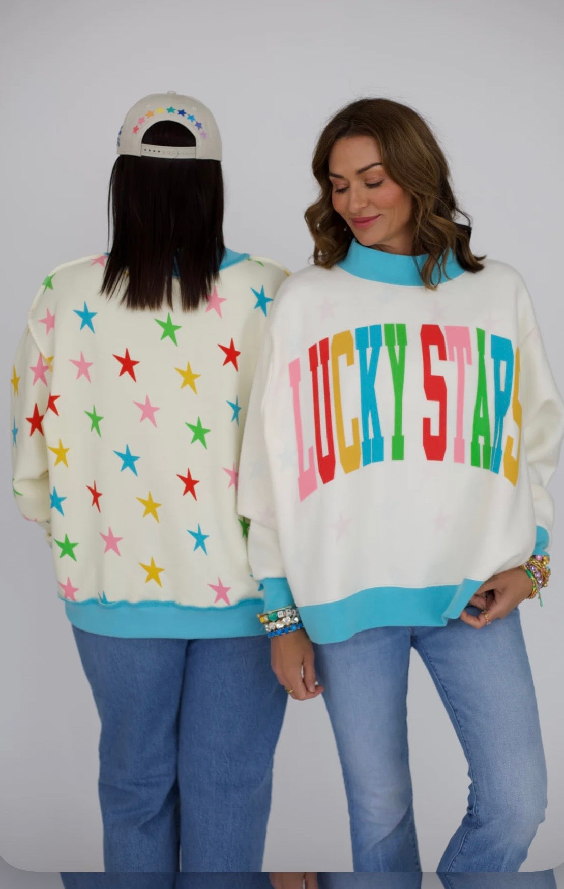 Poppy and Pine Reversible Mock Necks