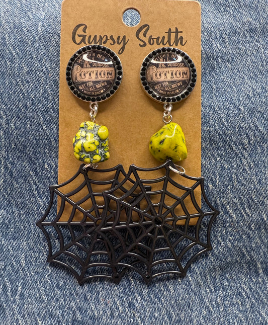 Gypsy South Potion Web Earrings