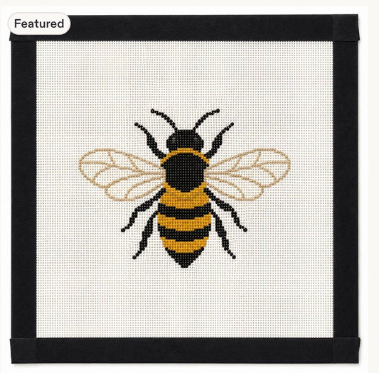 Honey Bee Needlepoint Canvas