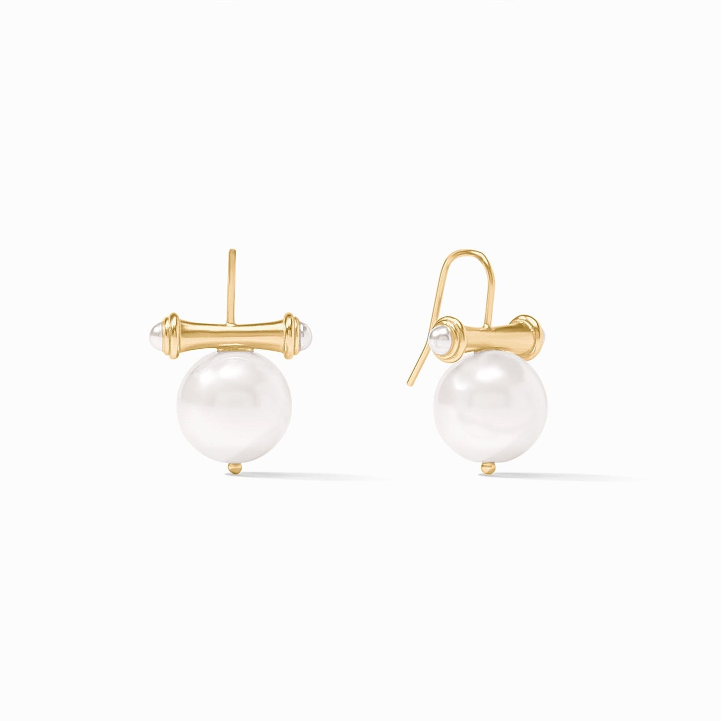 Julie Vos Bamboo Pearl Earring