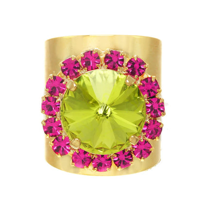 TOVA Jacci Ring in Fuschia