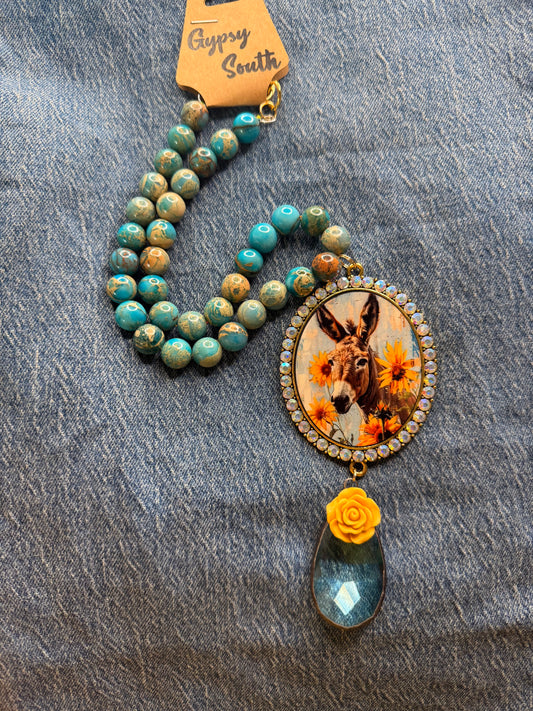 Gypsy South Donkey Necklace