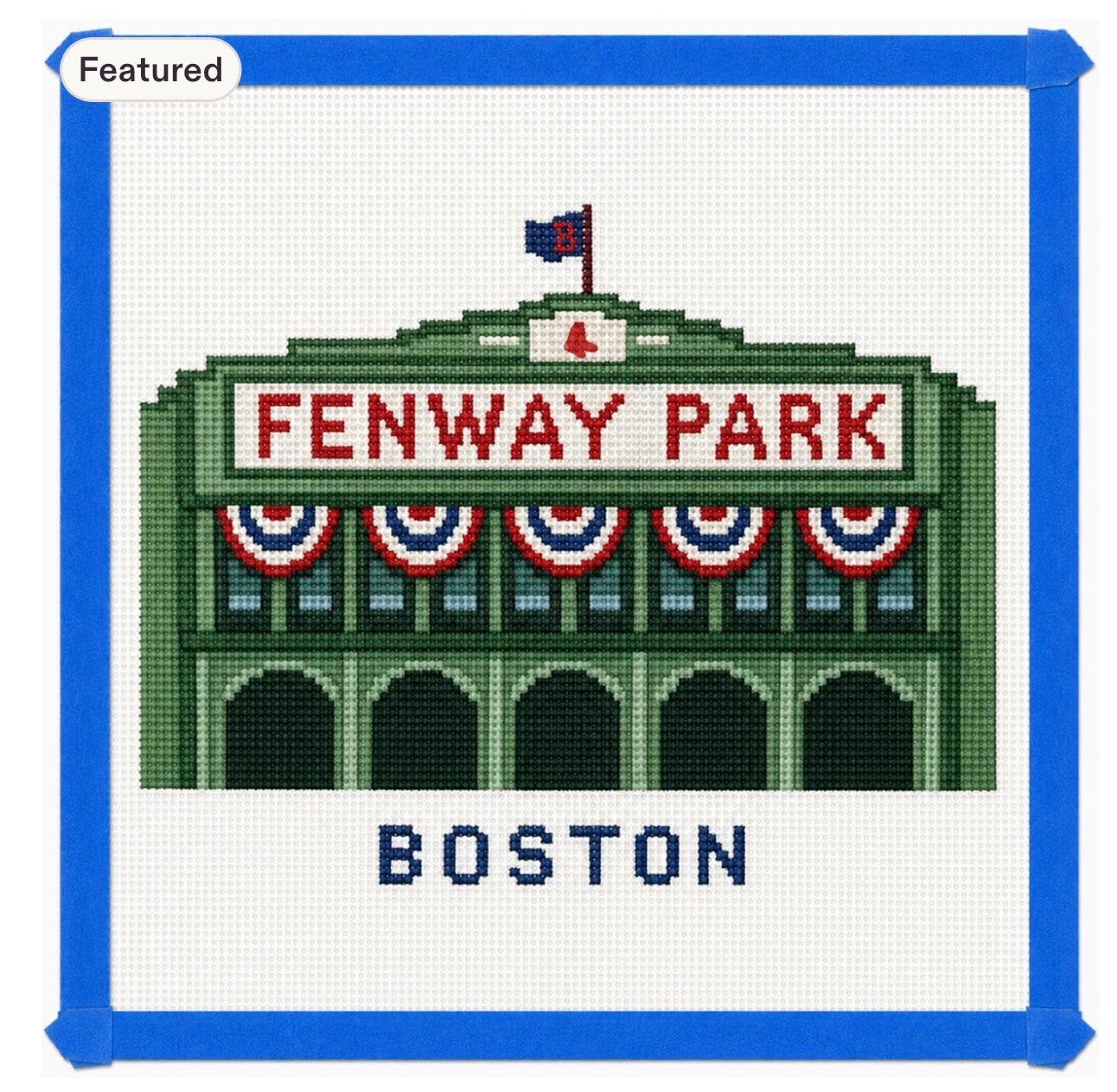 Fenway Park Needlepoint Canvas