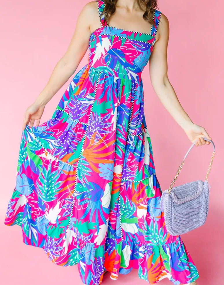 The Hawaii Floral Maxi Dress