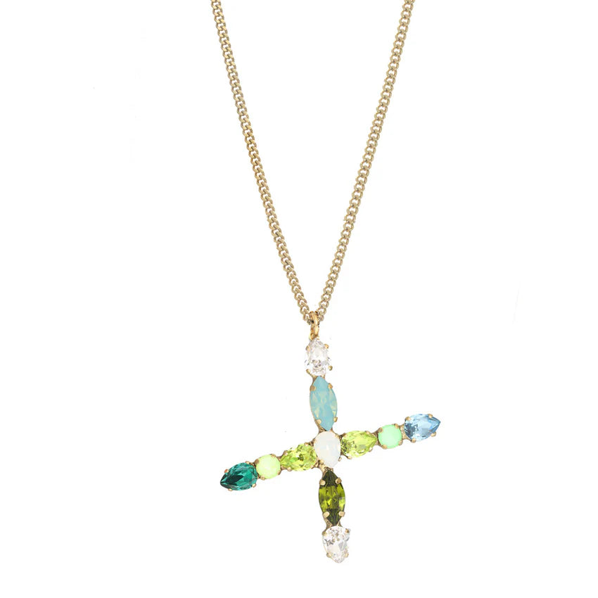 TOVA Monogram Pendant in Colors