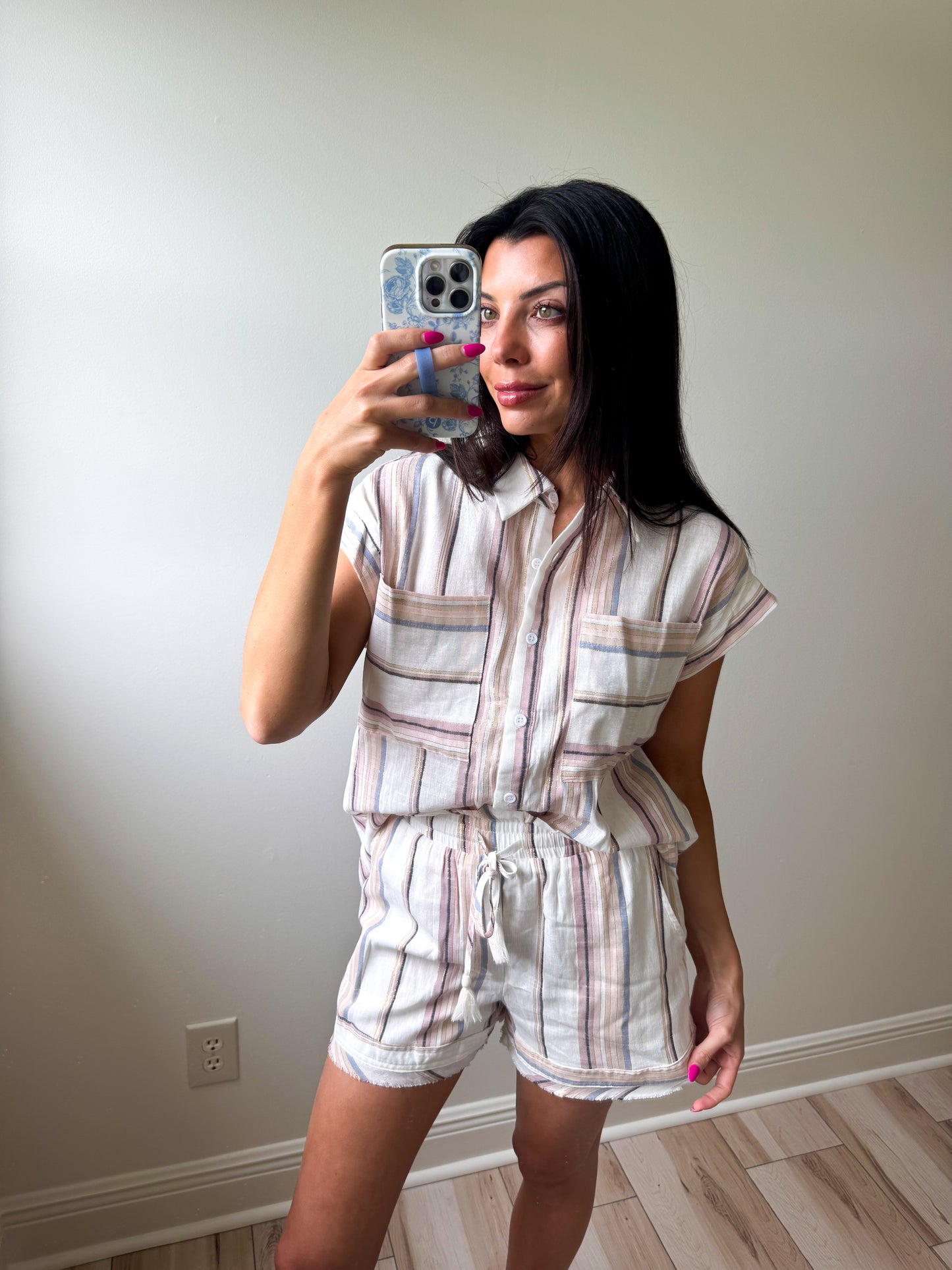 Luxury Linen Short Set